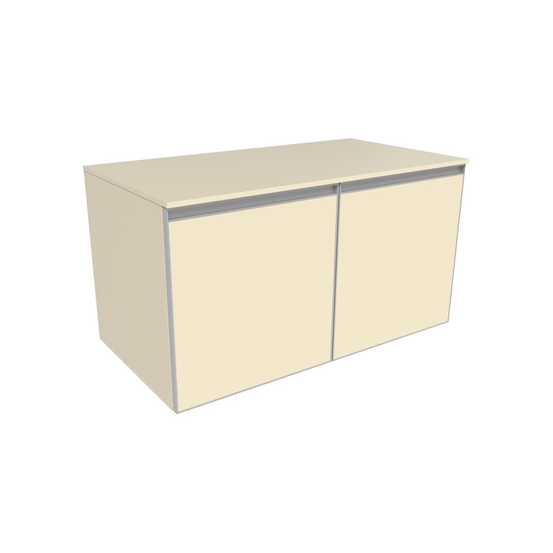 Flaminia CUBIKA 50 – H 50 – Ντουλάπι Μπάνιου – Wall-hung unit cm 95 – 2 πόρτες – Juta Matt (CKD585LJK)