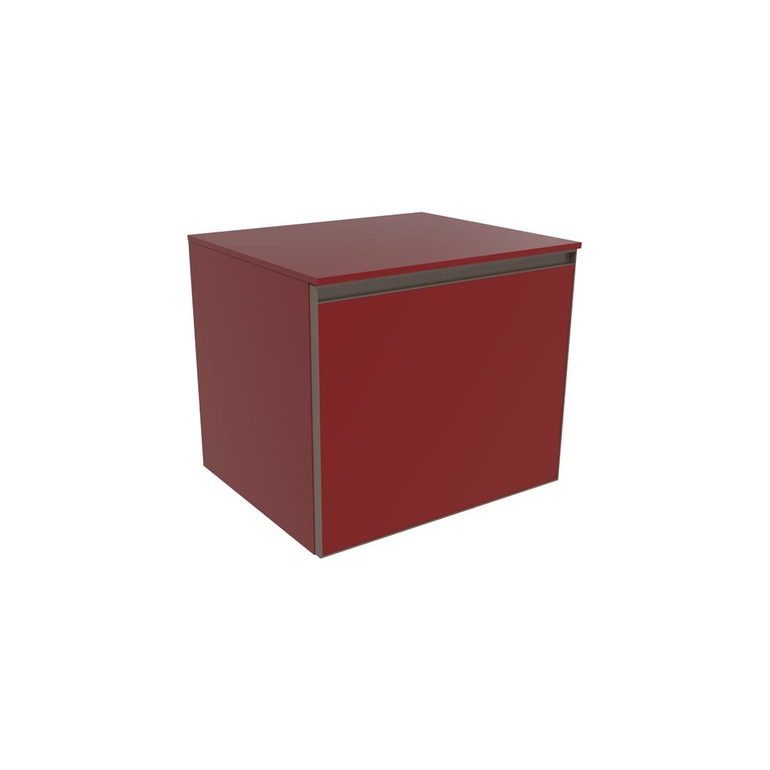 Flaminia CUBIKA 50 – H 50 – Ντουλάπι Μπάνιου – Wall-hung unit 60 cm – Bordeaux Matt (CKD621LRK)
