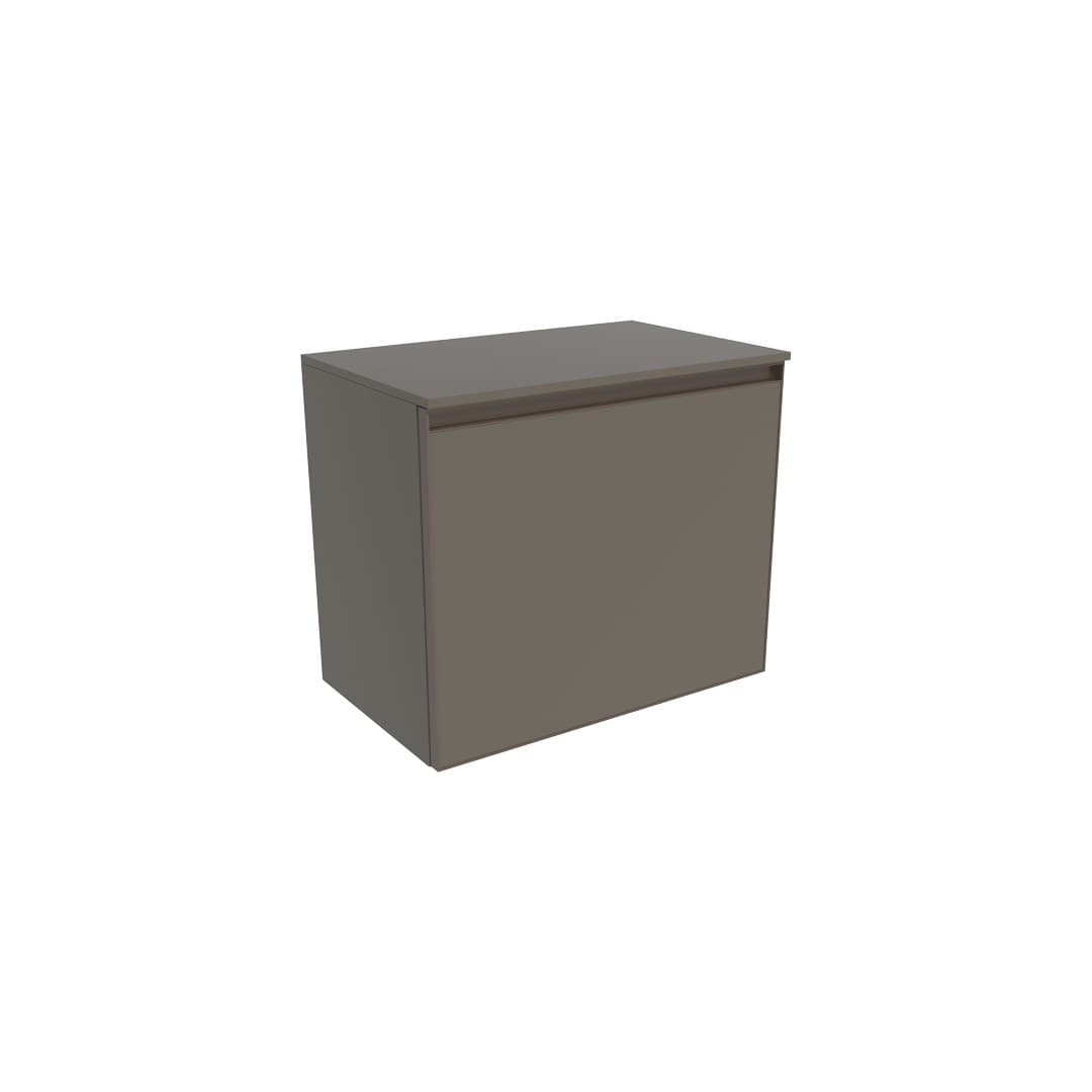 Flaminia CUBIKA 37 – H 50 – Έπιπλο Νιπτήρα – Wall-hung vanity unit 60 cm – 1 συρτάρι – Taupe Matt (CKD800LTK)