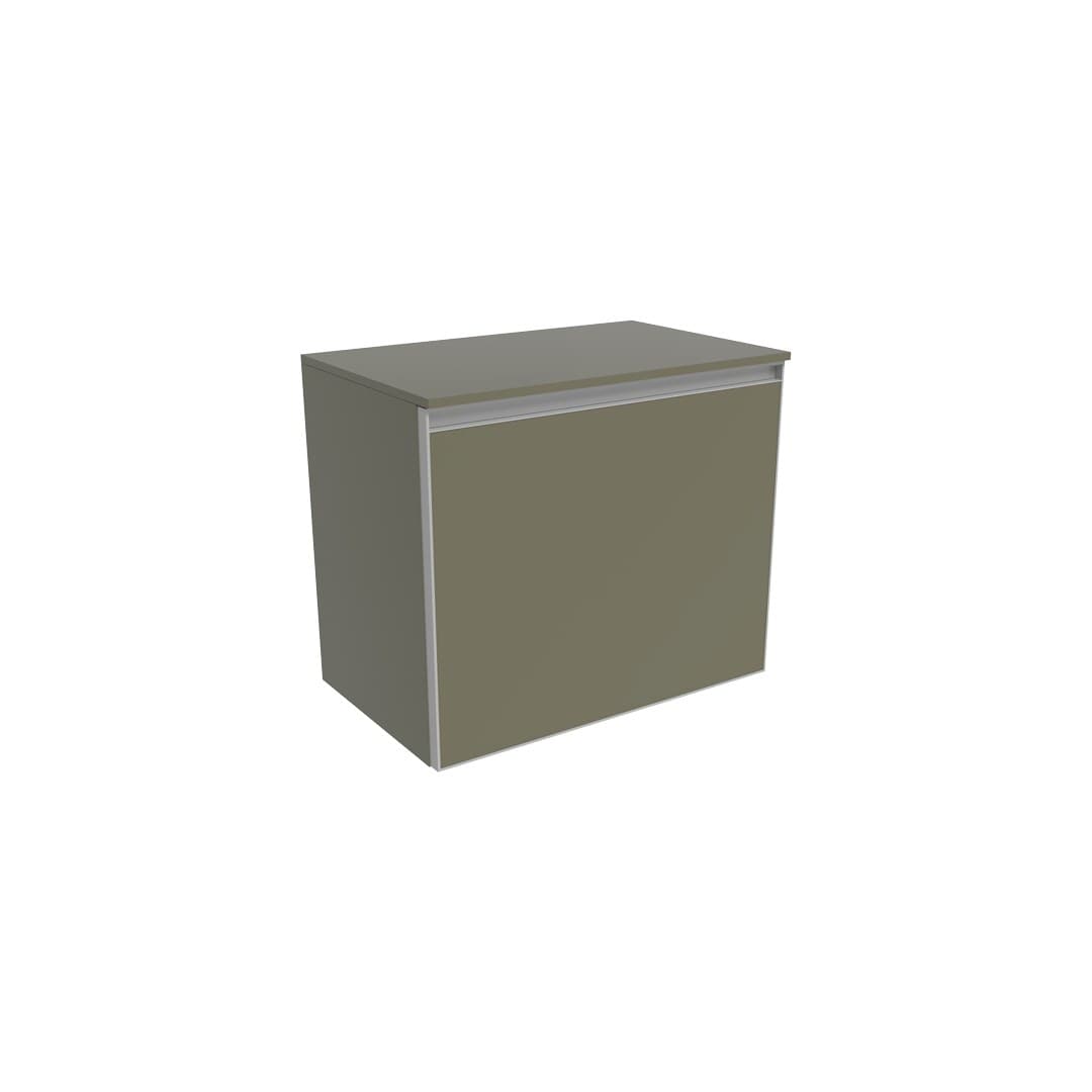 Flaminia CUBIKA 37 – H 50 – Έπιπλο Νιπτήρα – Wall-hung vanity unit 60 cm – 1 συρτάρι – Verde Palude Matt (CKD800LVK)