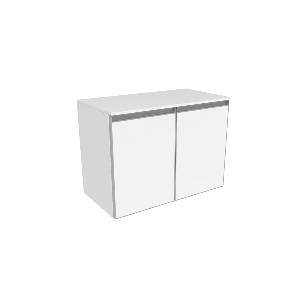 Flaminia CUBIKA 37 – H 50 – Έπιπλο Νιπτήρα – Wall-hung vanity unit 70 cm – 2 πόρτες – Matt White (CKD802LBK)