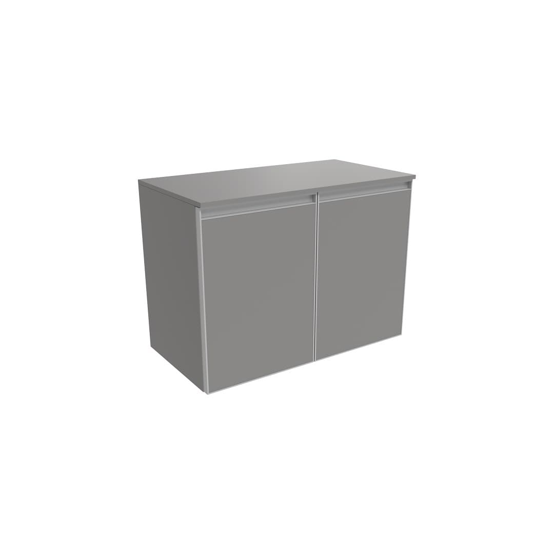 Flaminia CUBIKA 37 – H 50 – Έπιπλο Νιπτήρα – Wall-hung vanity unit 70 cm – 2 πόρτες – Grey Matt (CKD802LGK)