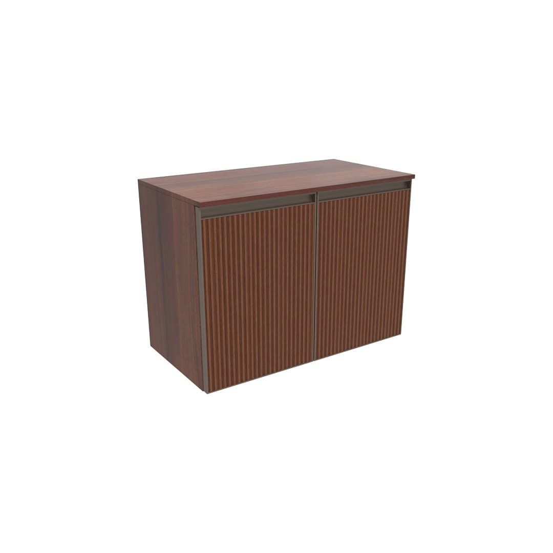 Flaminia CUBIKA 37 – H 50 – Έπιπλο Νιπτήρα – Wall-hung vanity unit 70 cm – 2 πόρτες – Noce Greca (CKD802LNK)