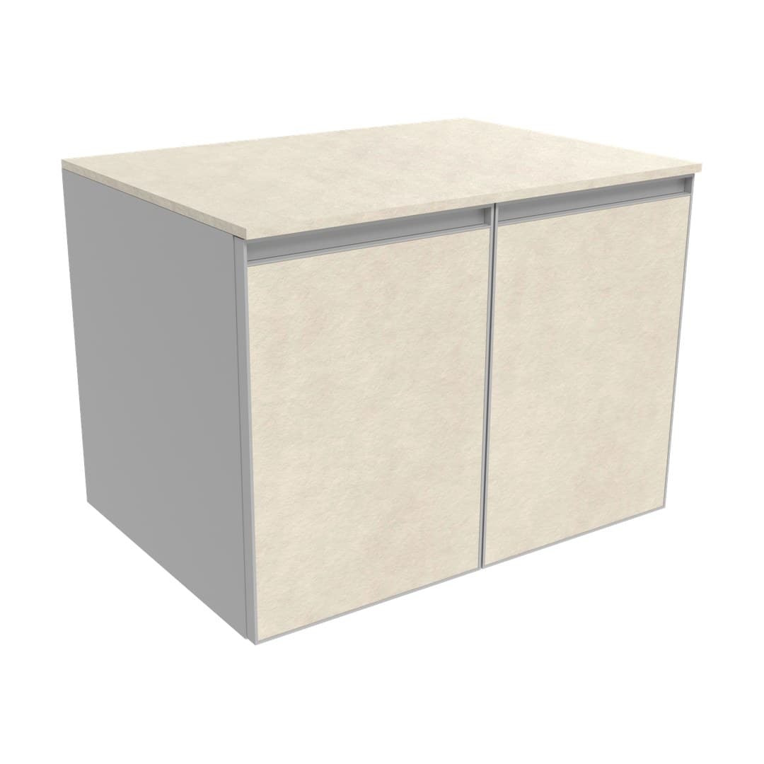 Flaminia CUBIKA 50 – H 50 – Έπιπλο Νιπτήρα – Wall-hung vanity unit 70 cm – 2 πόρτες – Fokos Sale Gres (CKD803GSK)