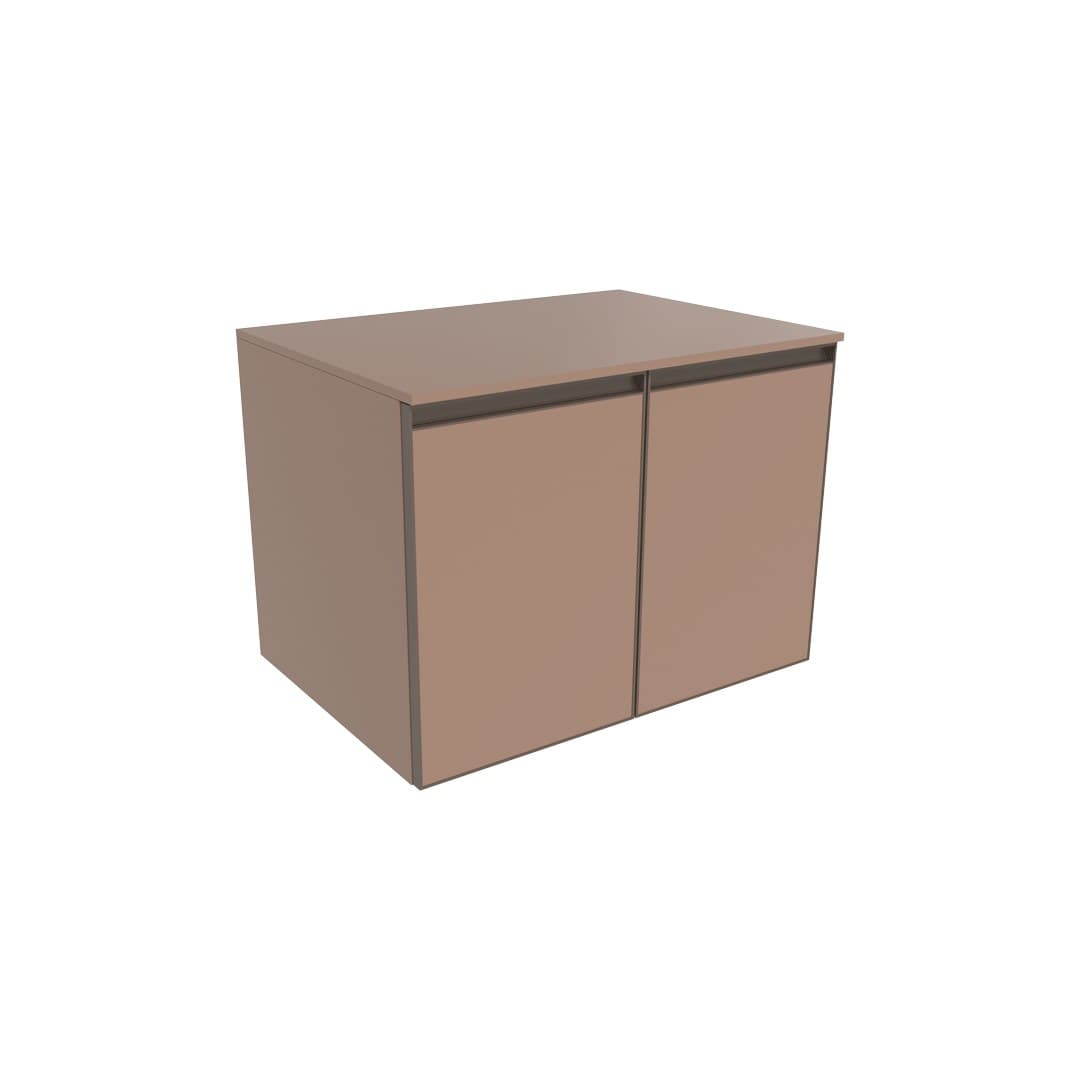 Flaminia CUBIKA 50 – H 50 – Έπιπλο Νιπτήρα – Wall-hung vanity unit 70 cm – 2 πόρτες – Cipria Matt (CKD803KLC)