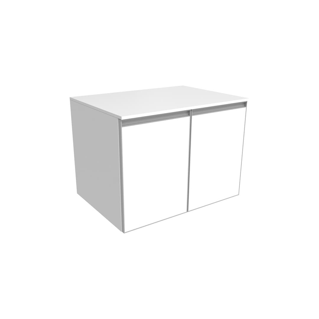 Flaminia CUBIKA 50 – H 50 – Έπιπλο Νιπτήρα – Wall-hung vanity unit 70 cm – 2 πόρτες – Matt White (CKD803LBK)