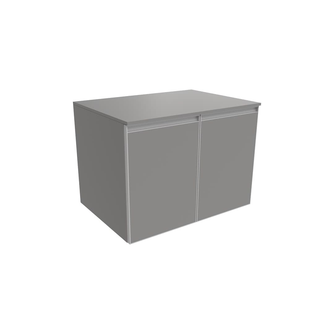 Flaminia CUBIKA 50 – H 50 – Έπιπλο Νιπτήρα – Wall-hung vanity unit 70 cm – 2 πόρτες – Grey Matt (CKD803LGK)