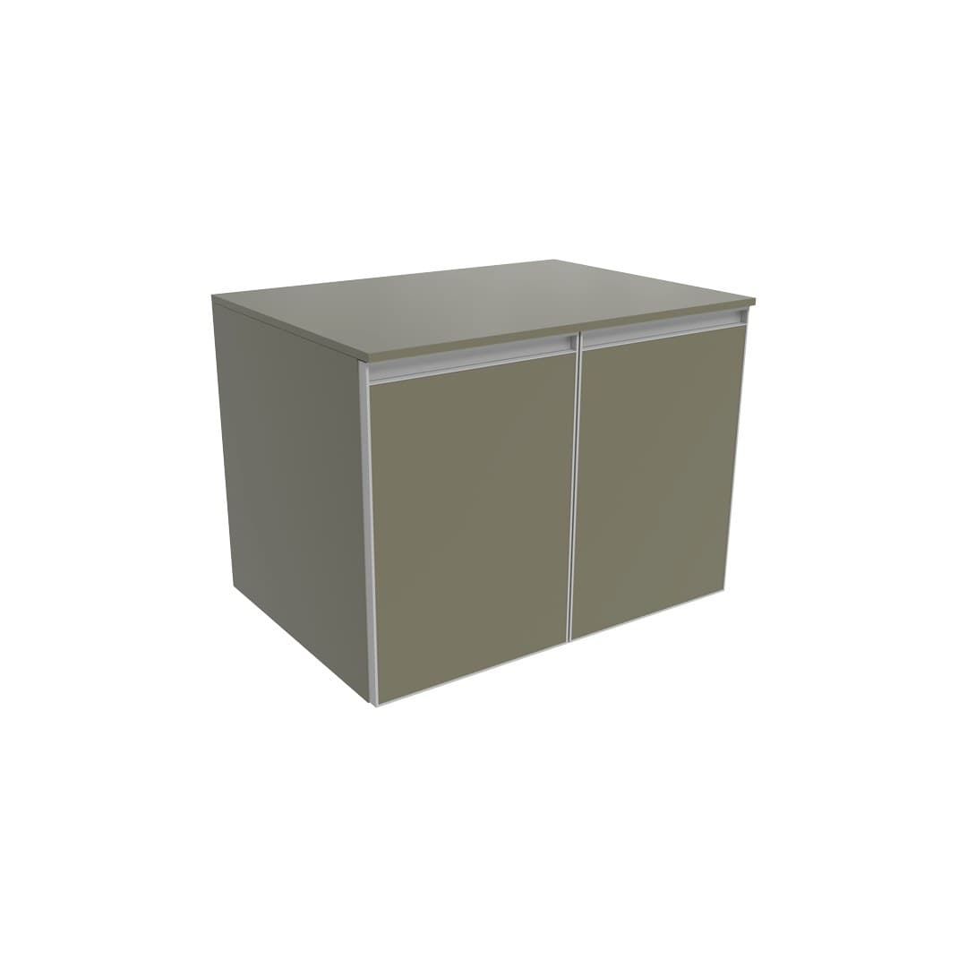 Flaminia CUBIKA 50 – H 50 – Έπιπλο Νιπτήρα – Wall-hung vanity unit 70 cm – 2 πόρτες – Verde Palude Matt (CKD803LVK)