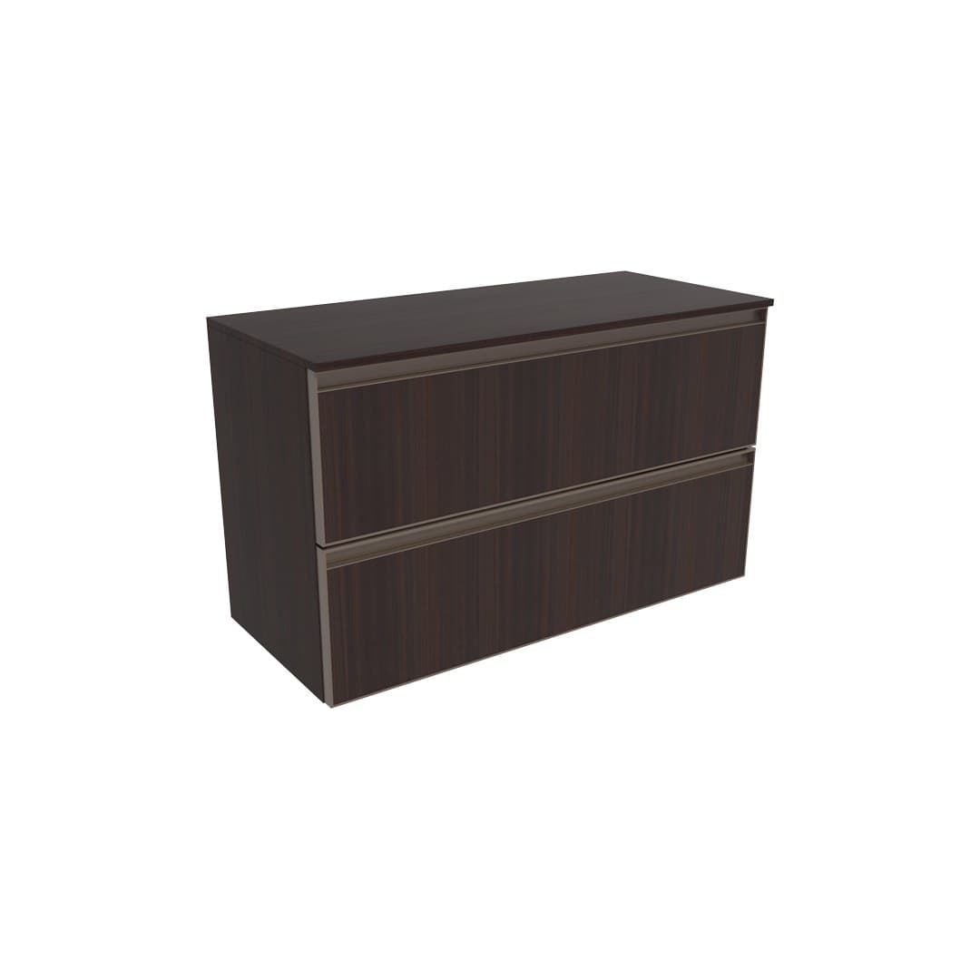 Flaminia CUBIKA 37 – H 50 – Έπιπλο Νιπτήρα – Wall-hung vanity unit 85 cm – 2 συρτάρια – Eucalipto (CKD814LEK)