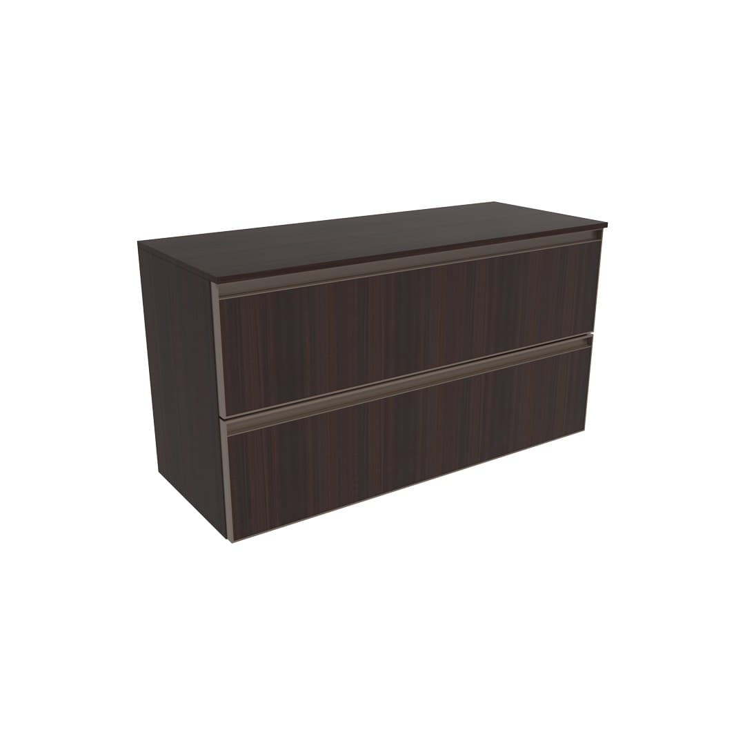 Flaminia CUBIKA 37 – H 50 – Έπιπλο Νιπτήρα – Wall-hung vanity unit 95 cm – 2 συρτάρια – Eucalipto (CKD826LEK)
