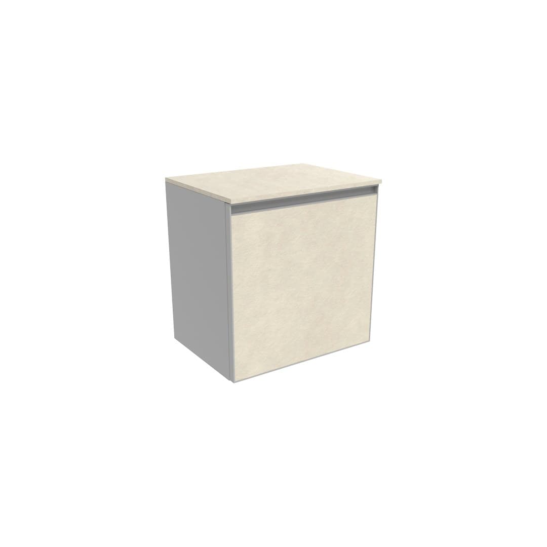 Flaminia CUBIKA 37 – H 50 – Έπιπλο Νιπτήρα – Wall-hung vanity unit 50 cm – 1 πόρτα – Fokos Sale Gres (CKD869GSK)