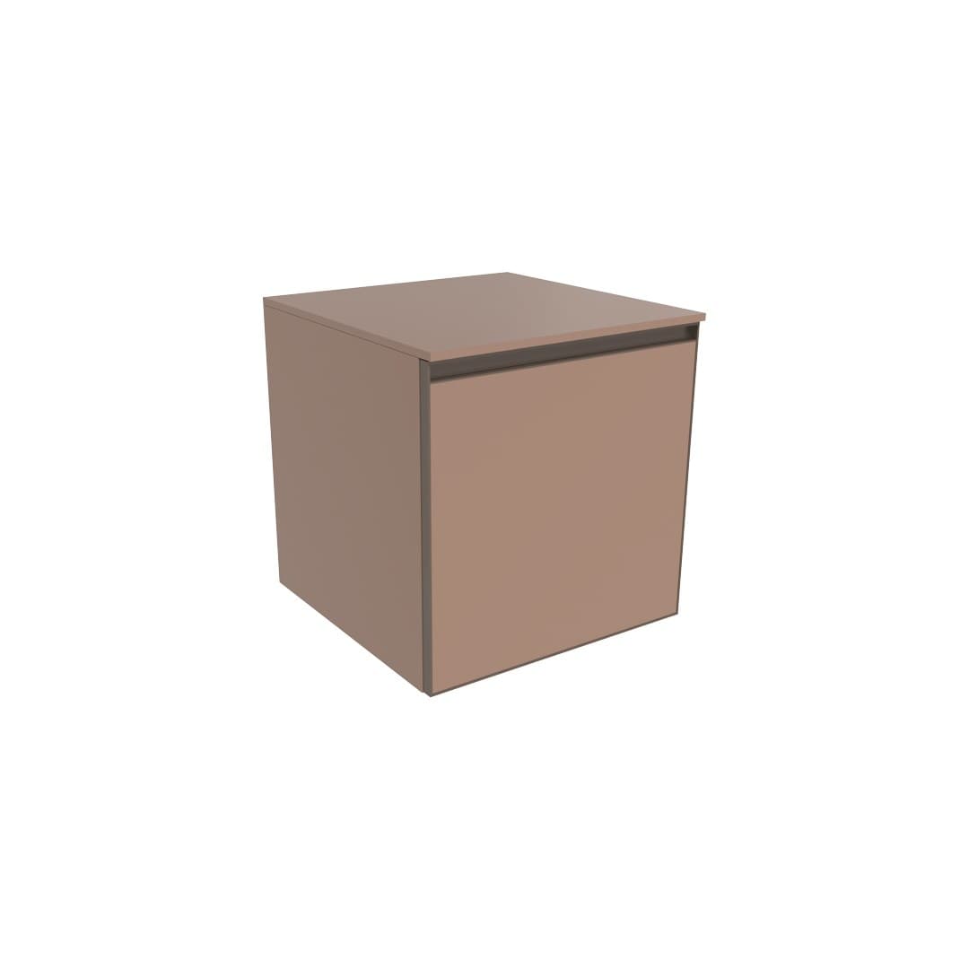 Flaminia CUBIKA 50 – H 50 – Έπιπλο Νιπτήρα – Wall-hung vanity unit 50 cm – 1 πόρτα – Cipria Matt (CKD870KLC)