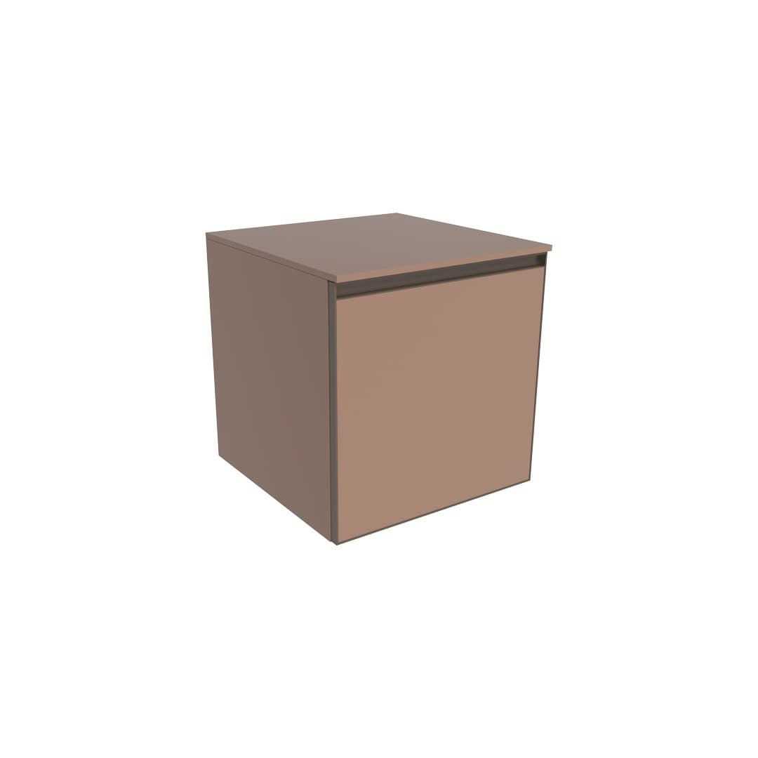 Flaminia CUBIKA 50 – H 50 – Έπιπλο Νιπτήρα – Wall-hung vanity unit 50 cm – 1 συρτάρι – Cipria Matt (CKD873KLC)