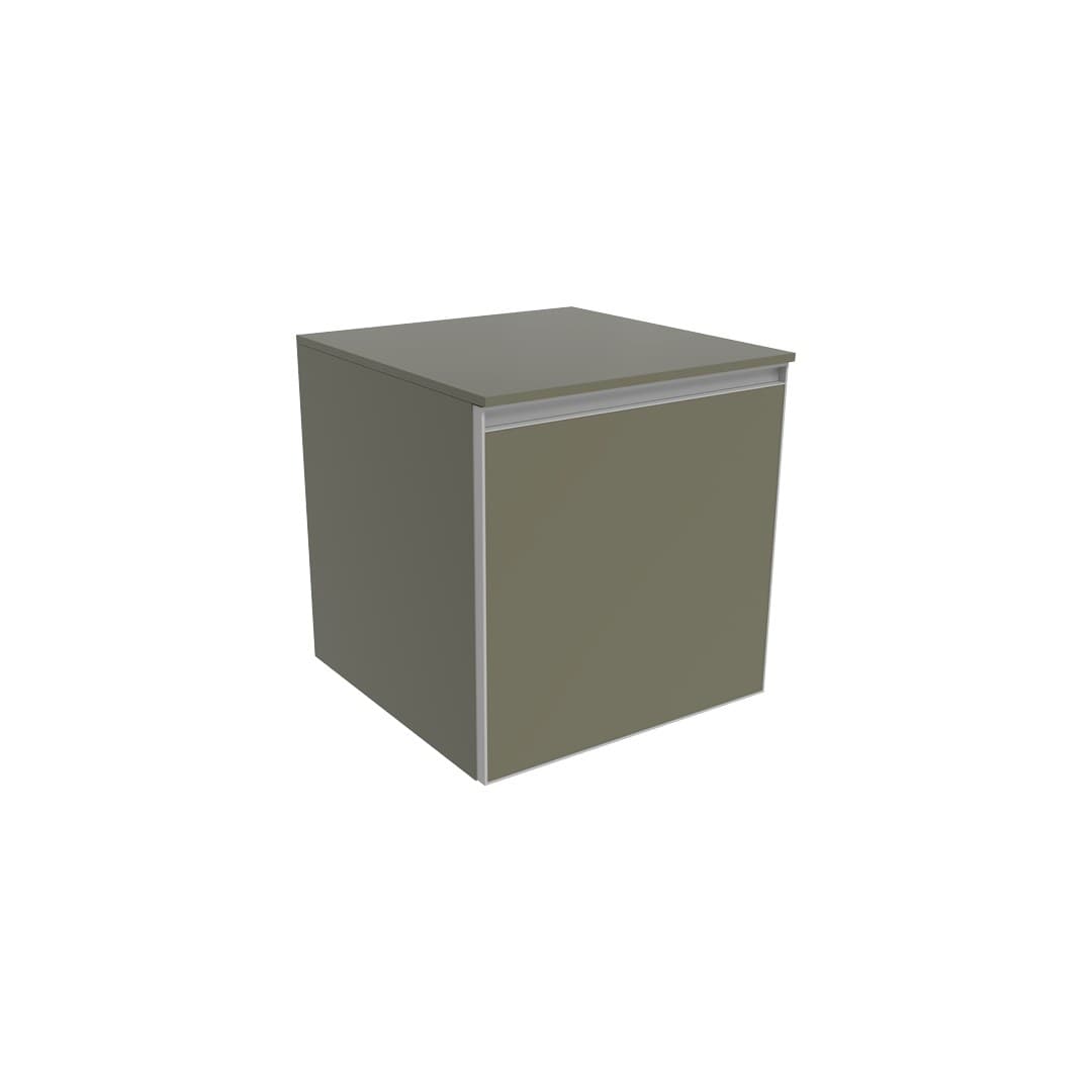 Flaminia CUBIKA 50 – H 50 – Έπιπλο Νιπτήρα – Wall-hung vanity unit 50 cm – 1 συρτάρι – Verde Palude Matt (CKD873LVK)