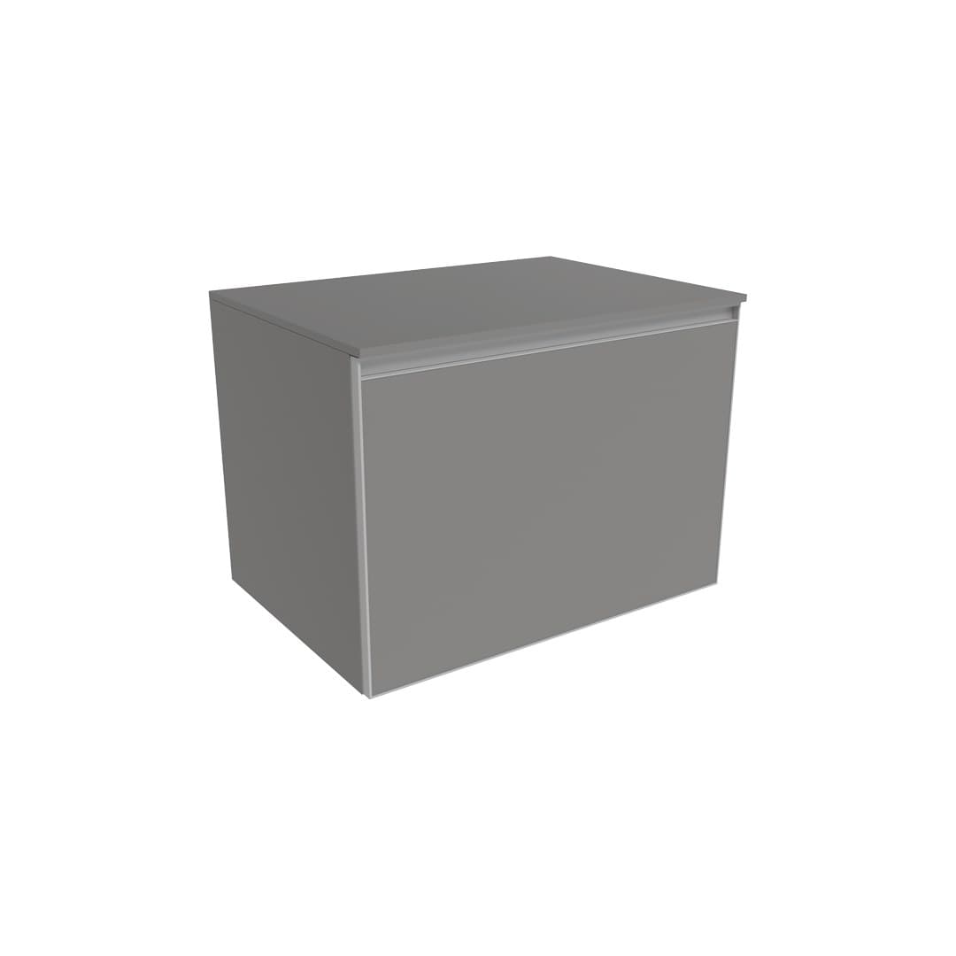 Flaminia CUBIKA 50 – H 50 – Έπιπλο Νιπτήρα – Wall-hung vanity unit 70 cm – 1 συρτάρι + 1 κρυφό – Grey Matt (CKD876LGK)