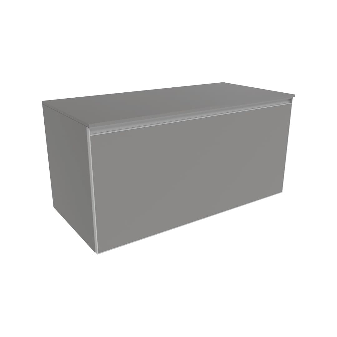 Flaminia CUBIKA 50 – H 50 – Έπιπλο Νιπτήρα – Wall-hung vanity unit 105 cm – 1 συρτάρι + 1 κρυφό – Grey Matt (CKD893LGK)