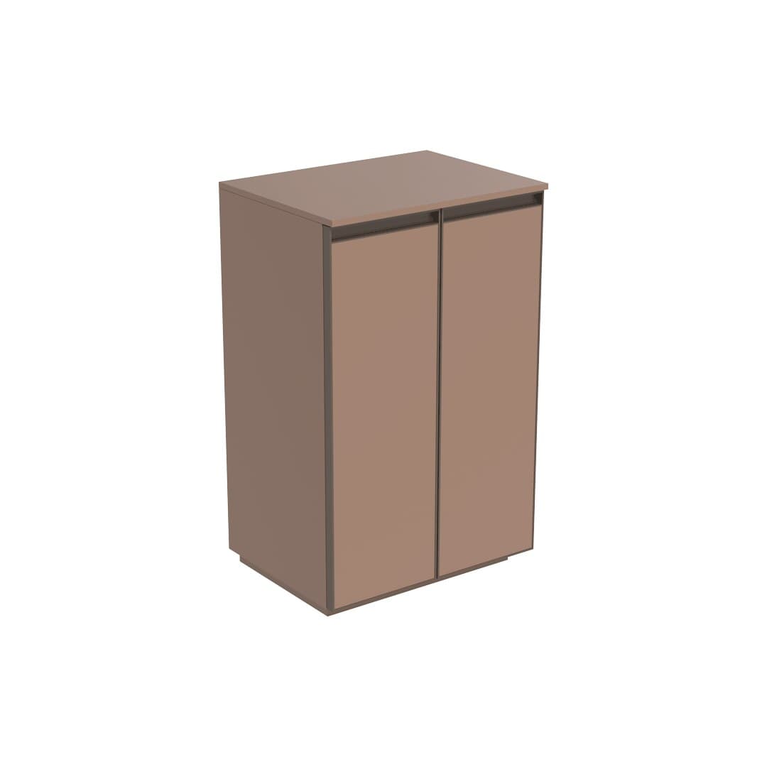 Flaminia CUBIKA 37 – H 78.5 – Έπιπλο Νιπτήρα – Free standing vanity unit (50 cm) – 2 πόρτες – Cipria Matt (CKD903KLC)