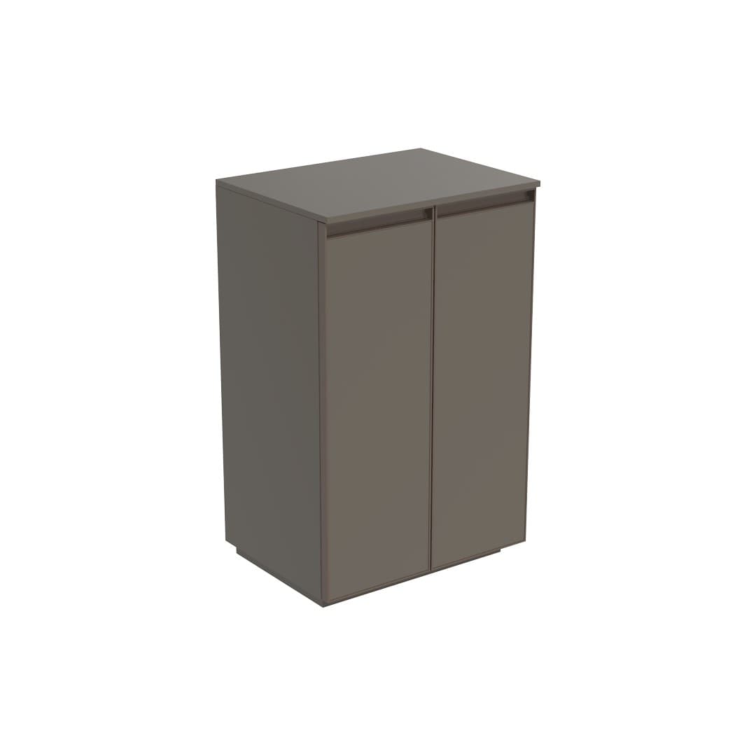 Flaminia CUBIKA 37 – H 78.5 – Έπιπλο Νιπτήρα – Free standing vanity unit (50 cm) – 2 πόρτες – Taupe Matt (CKD903LTK)
