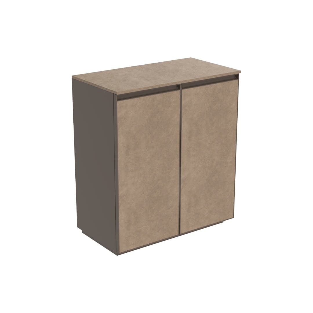 Flaminia CUBIKA 37 – H 78.5 – Έπιπλο Νιπτήρα – Free standing vanity unit (70 cm) – Fokos Terra Gres (CKD909GTK)