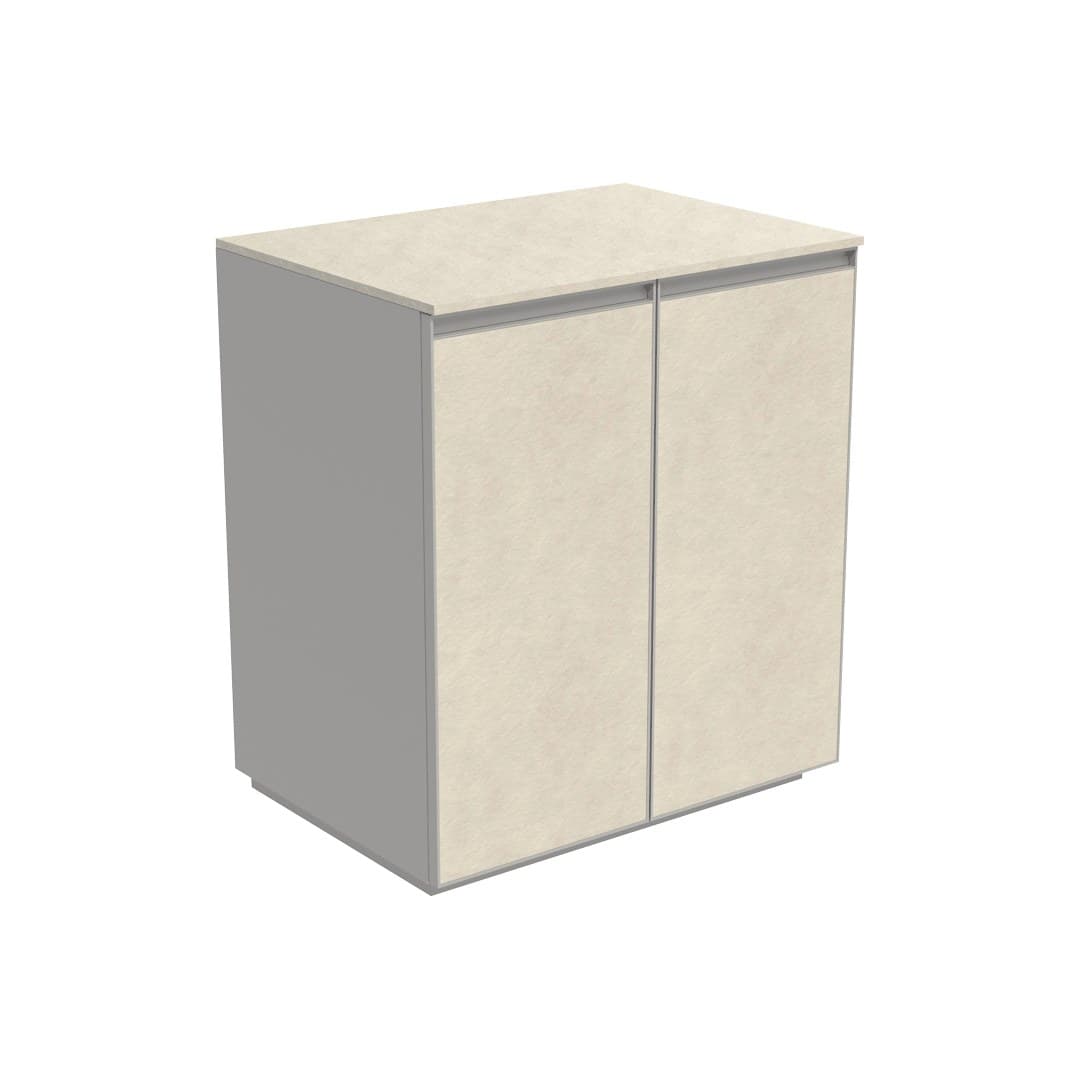 Flaminia CUBIKA 50 – H 78.5 – Έπιπλο Νιπτήρα – Free standing vanity unit (70 cm) – Fokos Sale Gres (CKD910GSK)