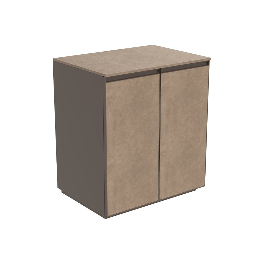 Flaminia CUBIKA 50 – H 78.5 – Έπιπλο Νιπτήρα – Free standing vanity unit (70 cm) – Fokos Terra Gres (CKD910GTK)