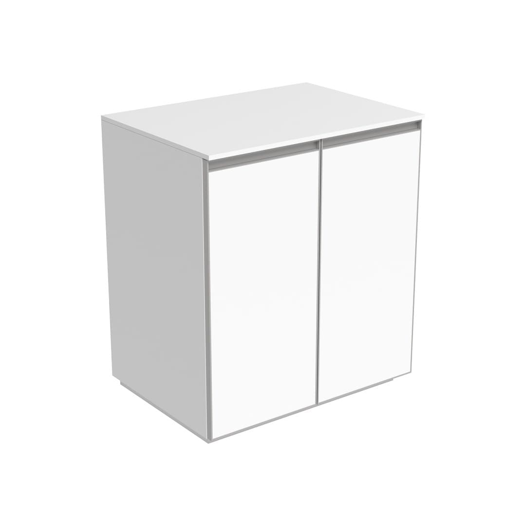 Flaminia CUBIKA 50 – H 78.5 – Έπιπλο Νιπτήρα – Free standing vanity unit (70 cm) – Matt White (CKD910LBK)