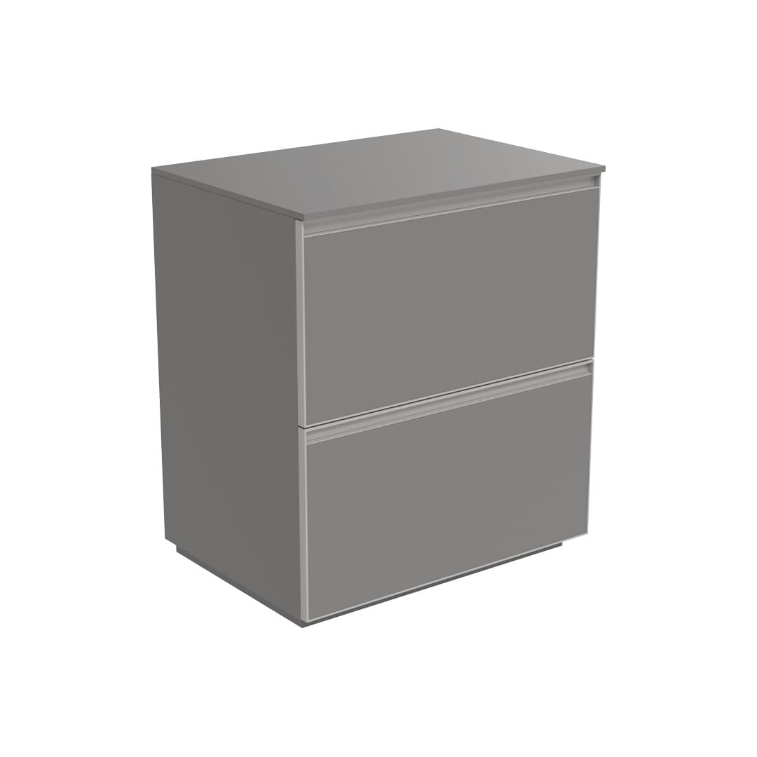 Flaminia CUBIKA 50 – H 78.5 – Έπιπλο Νιπτήρα – Free standing vanity unit 70 cm – Grey Matt (CKD913LGK)