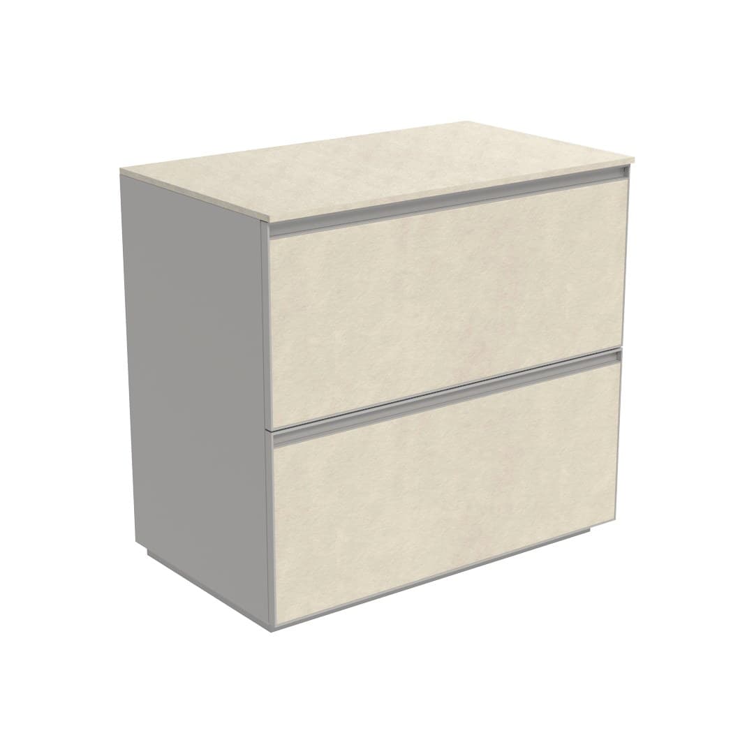 Flaminia CUBIKA 50 – H 78.5 – Έπιπλο Νιπτήρα – Free standing vanity unit 85 cm – Fokos Sale Gres (CKD919GSK)