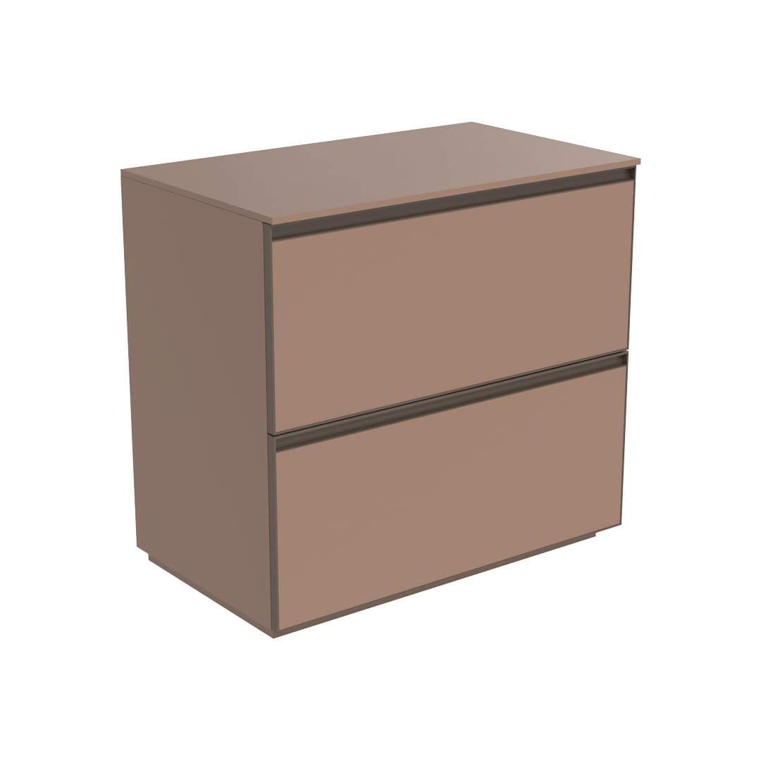 Flaminia CUBIKA 50 – H 78.5 – Έπιπλο Νιπτήρα – Free standing vanity unit 85 cm – Cipria Matt (CKD919KLC)