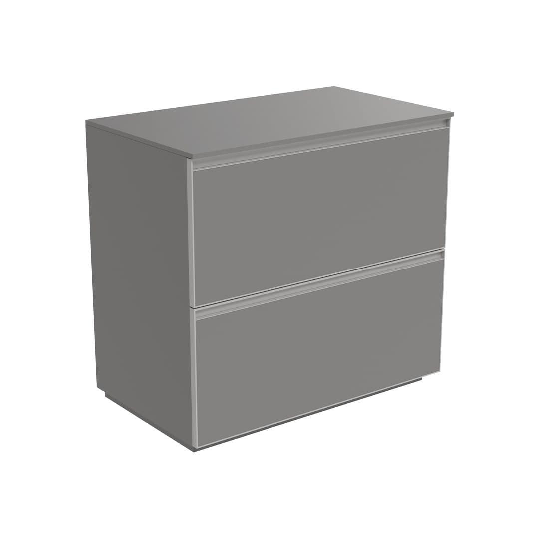 Flaminia CUBIKA 50 – H 78.5 – Έπιπλο Νιπτήρα – Free standing vanity unit 85 cm – Grey Matt (CKD919LGK)