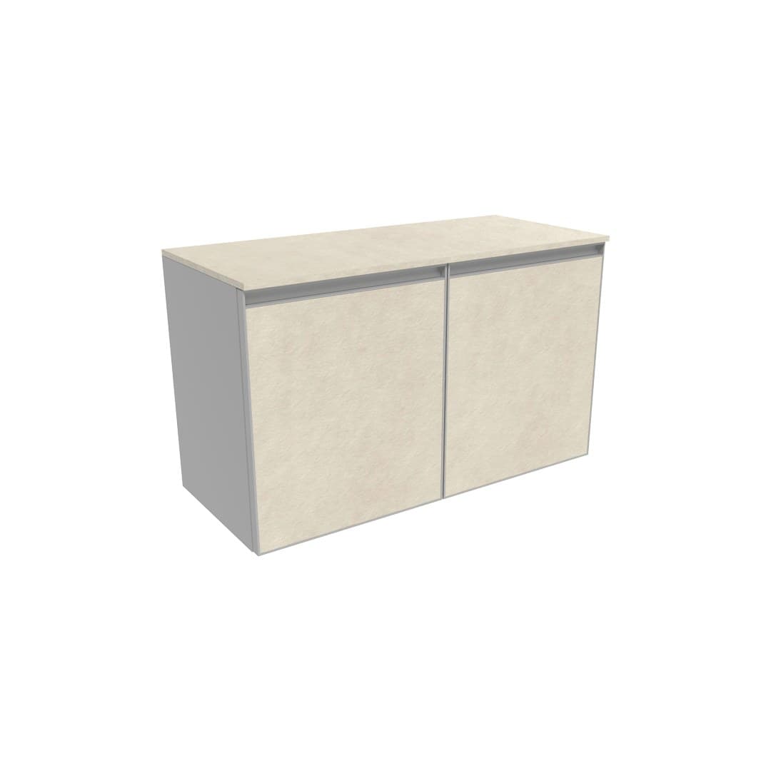 Flaminia CUBIKA 37 – H 50 – Έπιπλο Νιπτήρα – Wall-hung vanity unit 85 cm – 2 πόρτες – Fokos Sale Gres (CKD940GSK)
