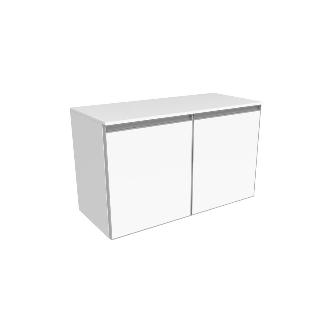 Flaminia CUBIKA 37 – H 50 – Έπιπλο Νιπτήρα – Wall-hung vanity unit 85 cm – 2 πόρτες – Matt White (CKD940LBK)