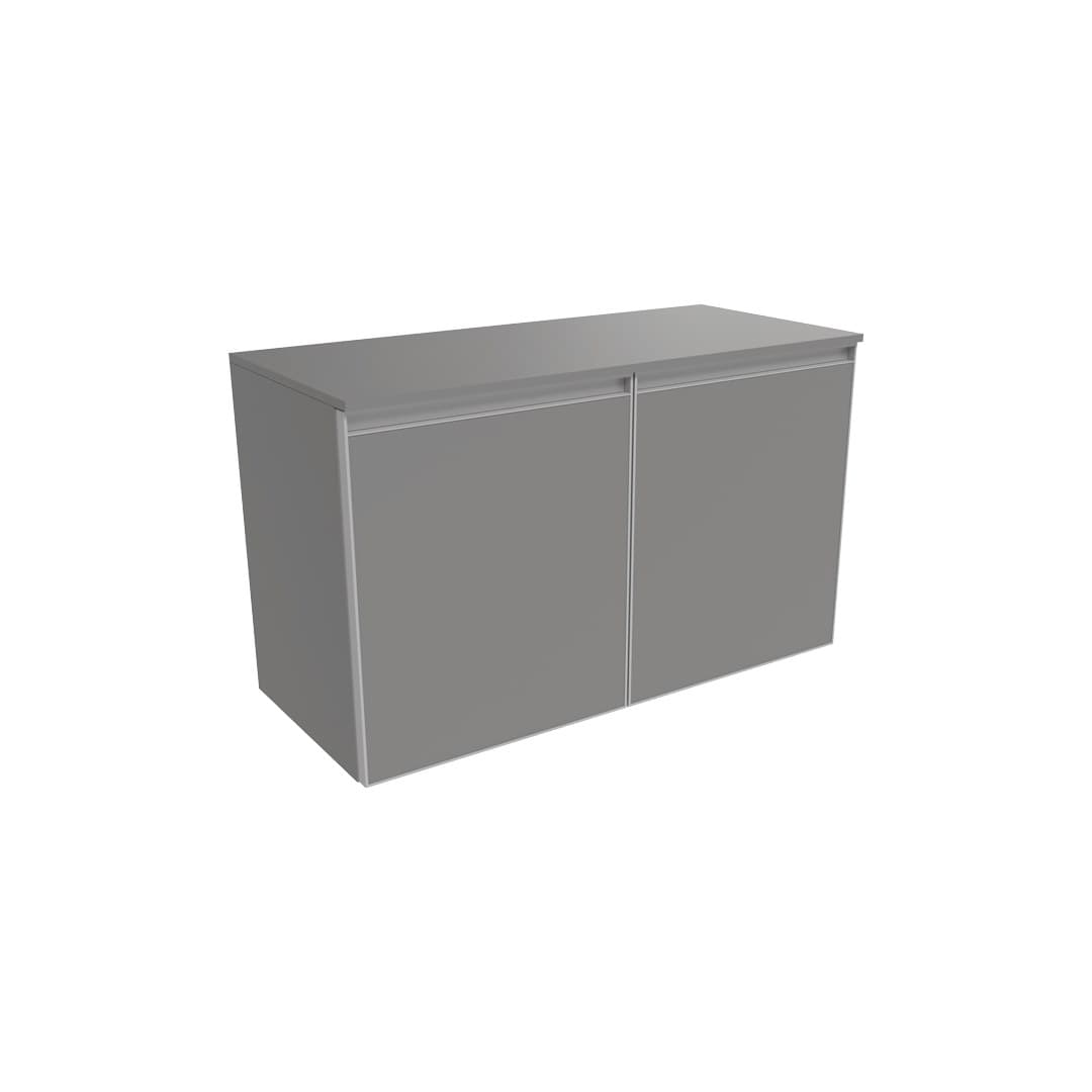 Flaminia CUBIKA 37 – H 50 – Έπιπλο Νιπτήρα – Wall-hung vanity unit 85 cm – 2 πόρτες – Grey Matt (CKD940LGK)