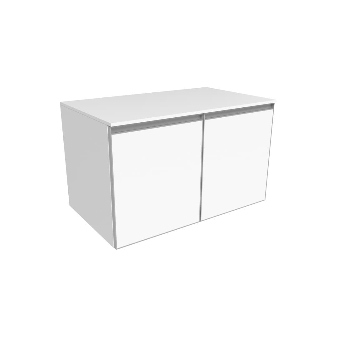 Flaminia CUBIKA 50 – H 50 – Έπιπλο Νιπτήρα – Wall-hung vanity unit 85 cm – 2 πόρτες – Matt White (CKD941LBK)