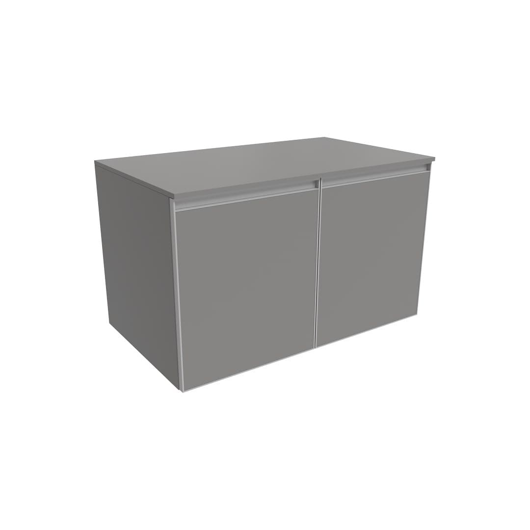 Flaminia CUBIKA 50 – H 50 – Έπιπλο Νιπτήρα – Wall-hung vanity unit 85 cm – 2 πόρτες – Grey Matt (CKD941LGK)