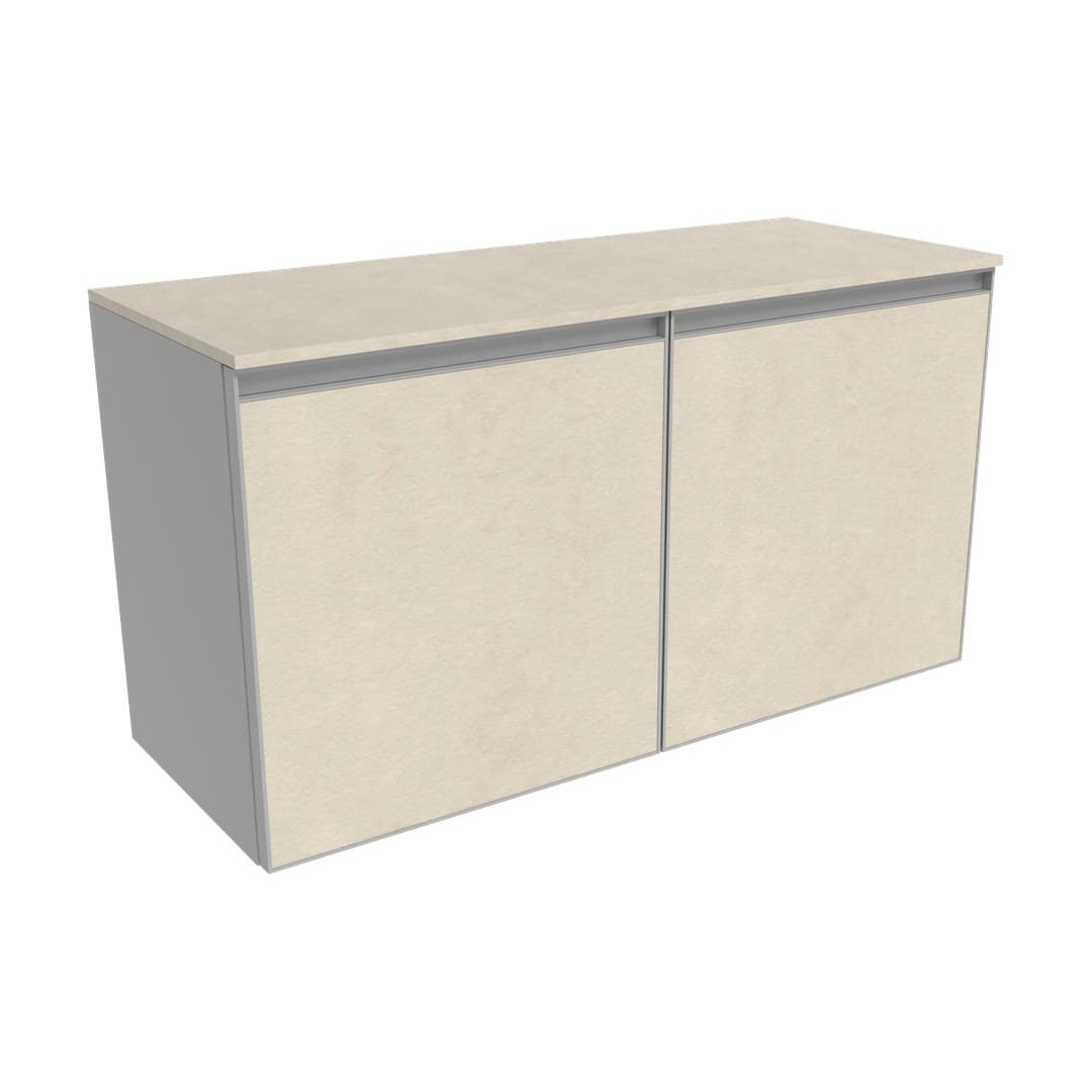 Flaminia CUBIKA 37 – H 50 – Έπιπλο Νιπτήρα – Wall-hung vanity unit 95 cm – 2 πόρτες – Fokos Sale Gres (CKD942GSK)