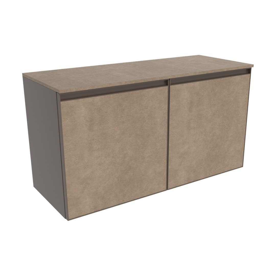 Flaminia CUBIKA 37 – H 50 – Έπιπλο Νιπτήρα – Wall-hung vanity unit 95 cm – 2 πόρτες – Fokos Terra Gres (CKD942GTK)