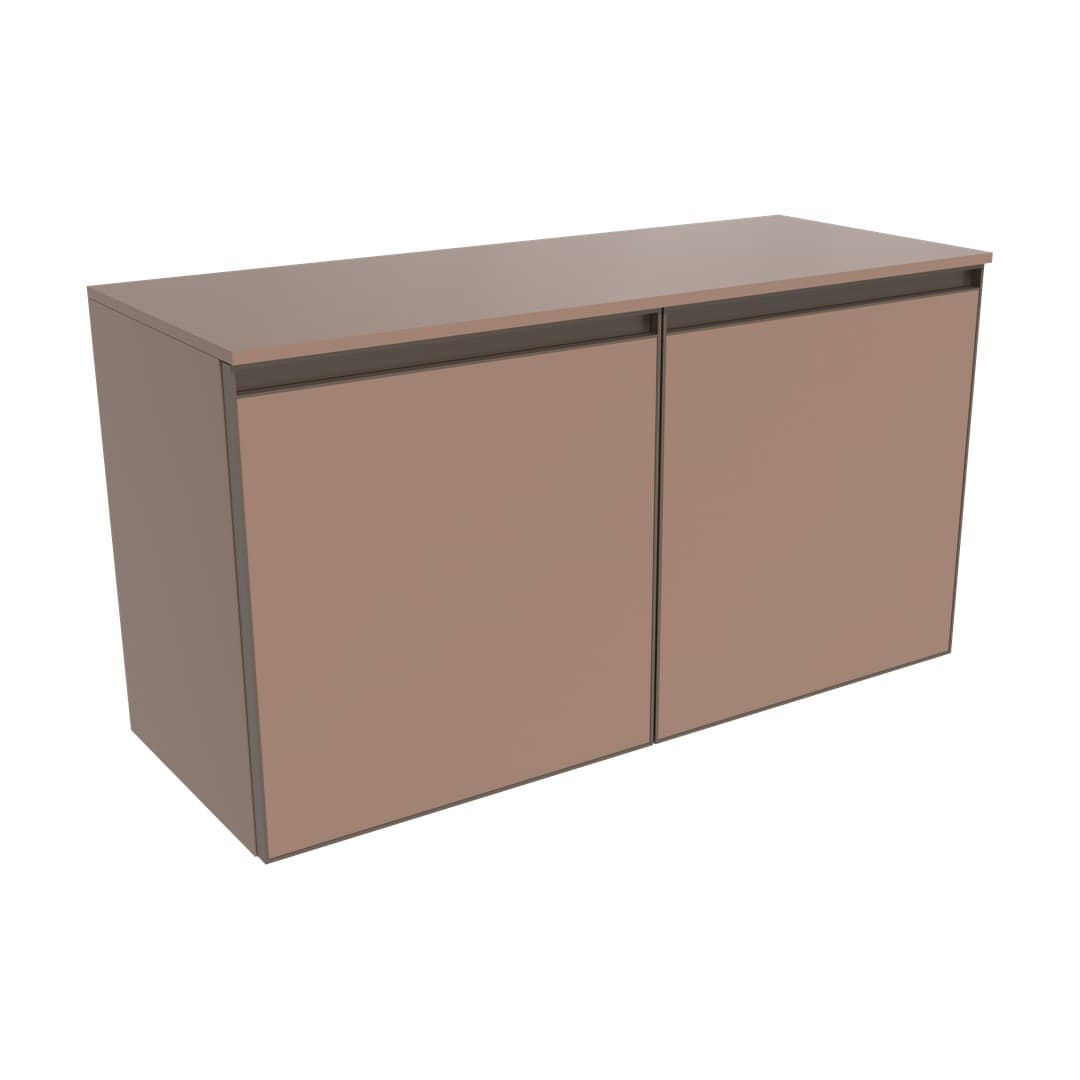 Flaminia CUBIKA 37 – H 50 – Έπιπλο Νιπτήρα – Wall-hung vanity unit 95 cm – 2 πόρτες – Cipria Matt (CKD942KLC)