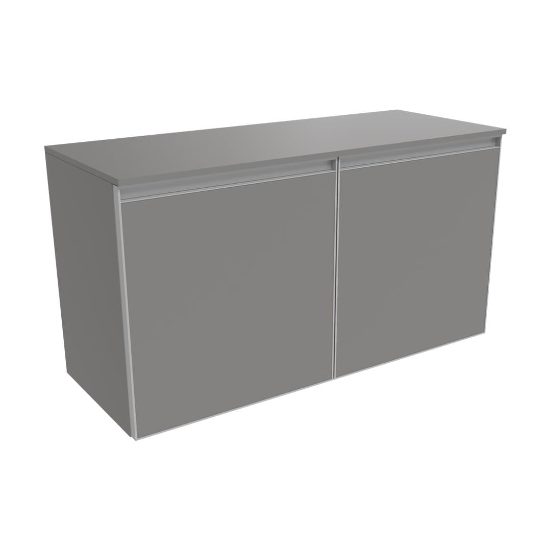 Flaminia CUBIKA 37 – H 50 – Έπιπλο Νιπτήρα – Wall-hung vanity unit 95 cm – 2 πόρτες – Grey Matt (CKD942LGK)