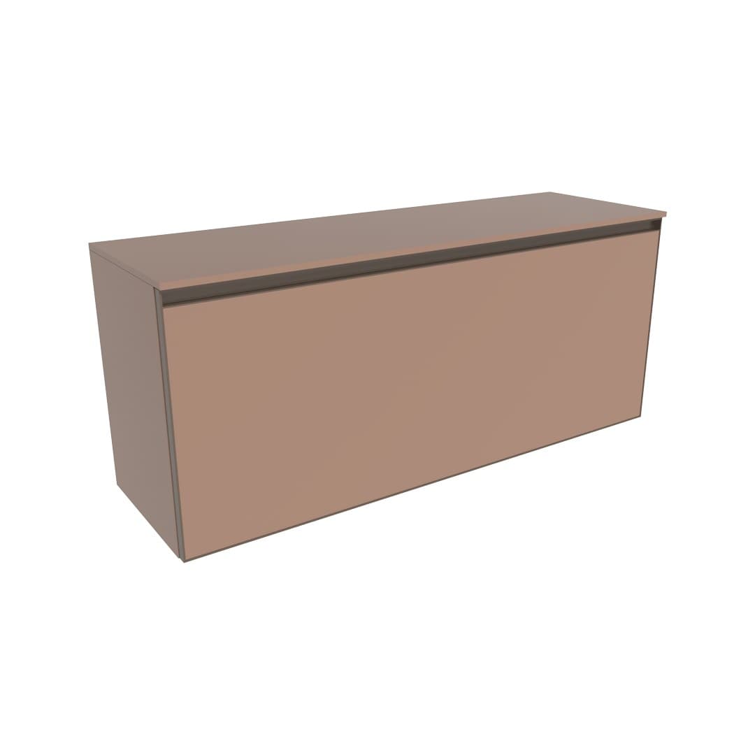 Flaminia CUBIKA 37 – H 50 – Έπιπλο Νιπτήρα – Wall-hung vanity unit 120 cm – 1 συρτάρι – Cipria Matt (CKD944KLC)