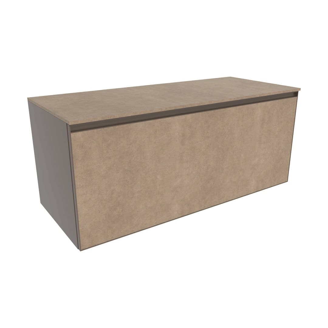Flaminia CUBIKA 50 – H 50 – Έπιπλο Νιπτήρα – Wall-hung vanity unit 120 cm – Fokos Terra Gres (CKD945GTK)