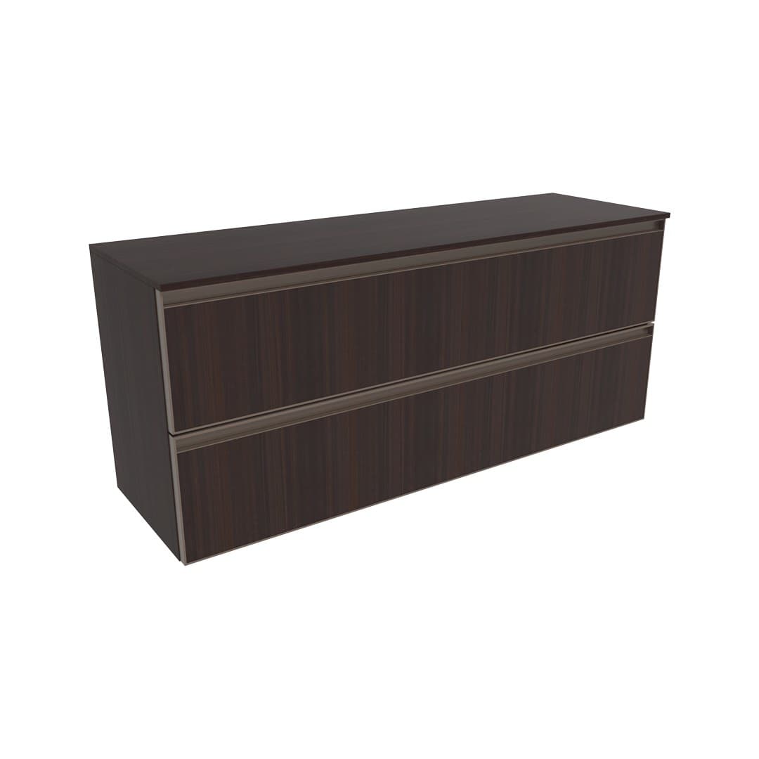 Flaminia CUBIKA 37 – H 50 – Έπιπλο Νιπτήρα – Wall-hung vanity unit 120 cm – 2 συρτάρια – Eucalipto (CKD948LEK)