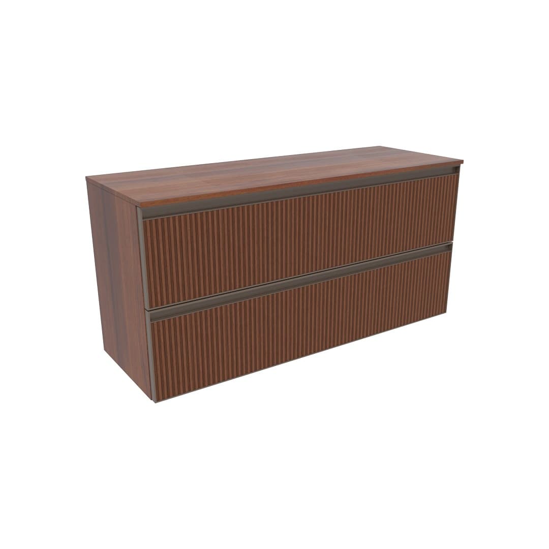 Flaminia CUBIKA 37 – H 50 – Ντουλάπι Μπάνιου – Wall-hung unit cm 105 – Noce Greca (CKDE04LNK)