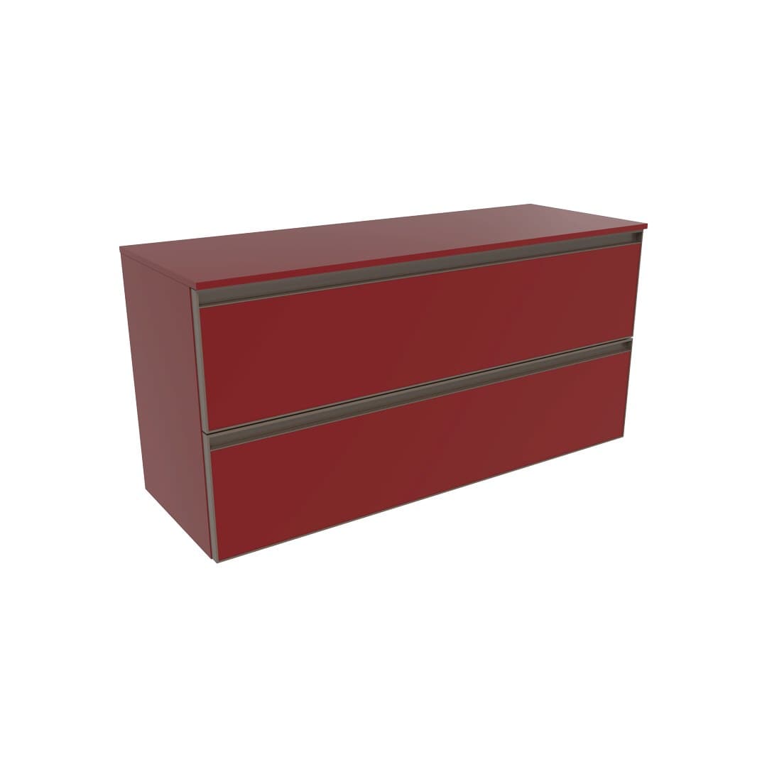 Flaminia CUBIKA 37 – H 50 – Ντουλάπι Μπάνιου – Wall-hung unit cm 105 – Bordeaux Matt (CKDE04LRK)