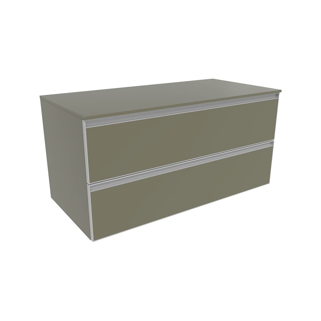 Flaminia CUBIKA 50 – H 50 – Ντουλάπι Μπάνιου – Wall-hung unit cm 105 – Verde Palude Matt (CKDE05LVK)