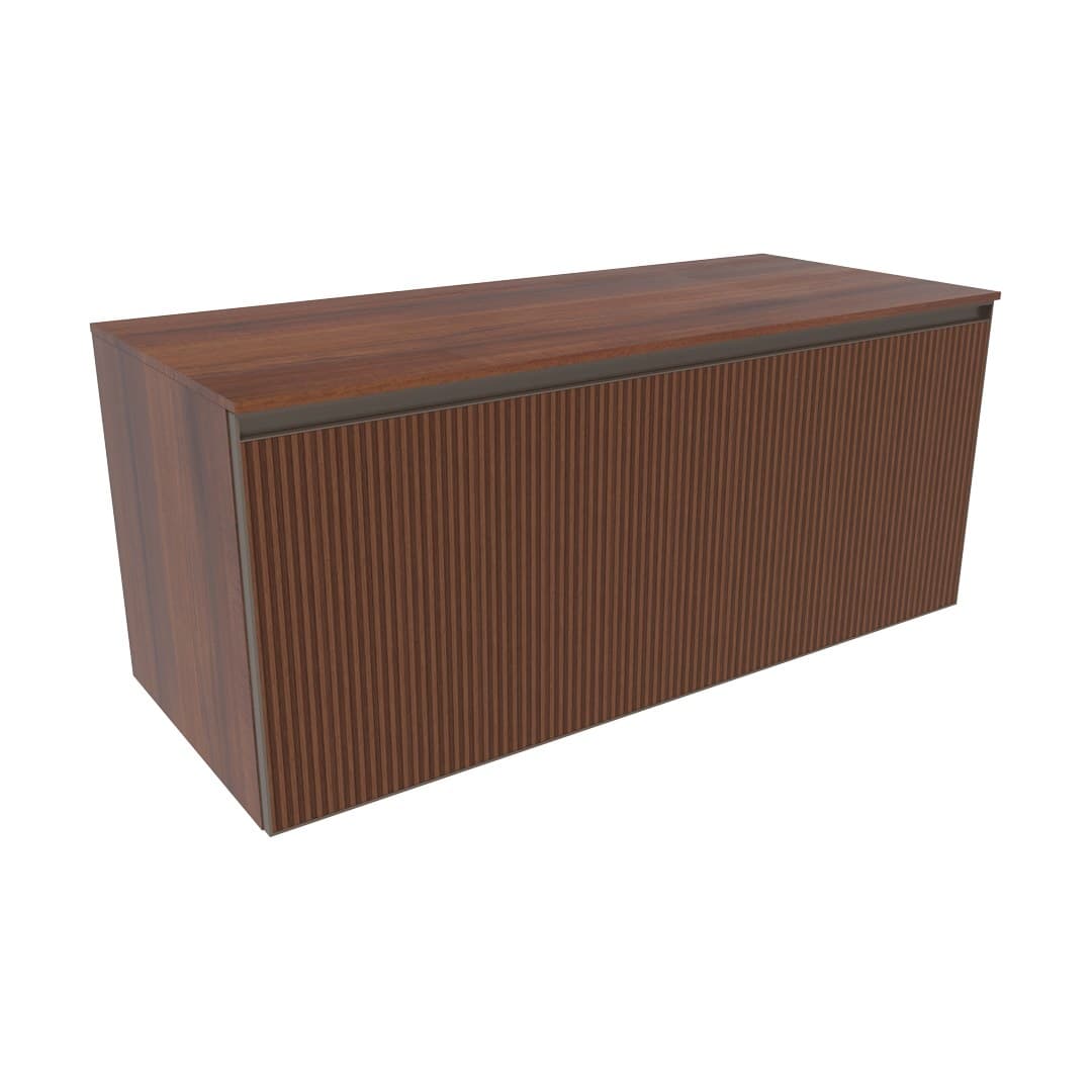 Flaminia CUBIKA 50 – H 50 – Ντουλάπι Μπάνιου – Wall-hung unit 120 cm – Noce Greca (CKDE08LNK)