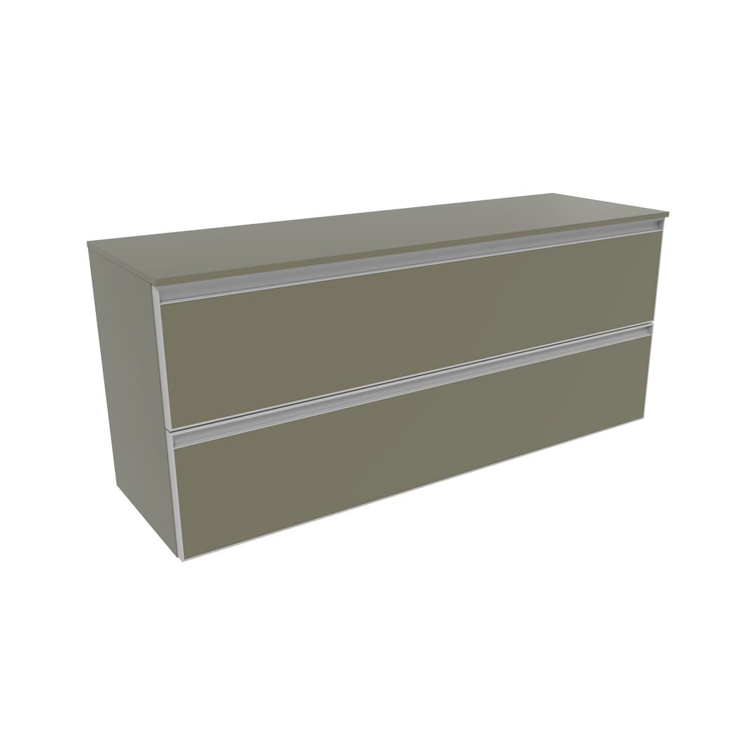 Flaminia CUBIKA 37 – H 50 – Ντουλάπι Μπάνιου – Wall-hung unit cm 120 – Verde Palude Matt (CKDE10LVK)