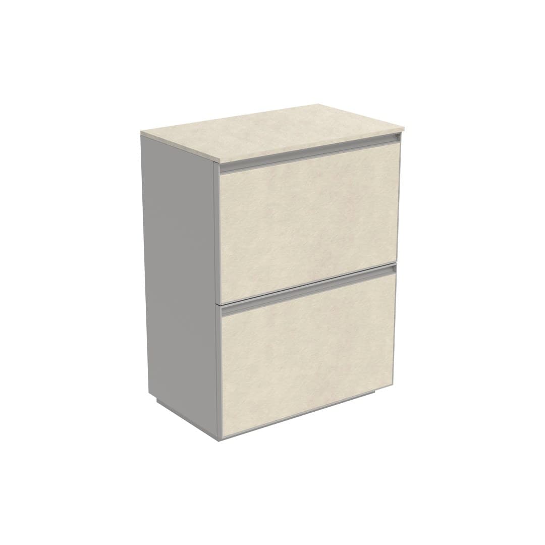 Flaminia CUBIKA 37 – H 78.5 – Έπιπλο Νιπτήρα – Free standing vanity unit 60 cm – Fokos Sale Gres (CKDI01GSK)