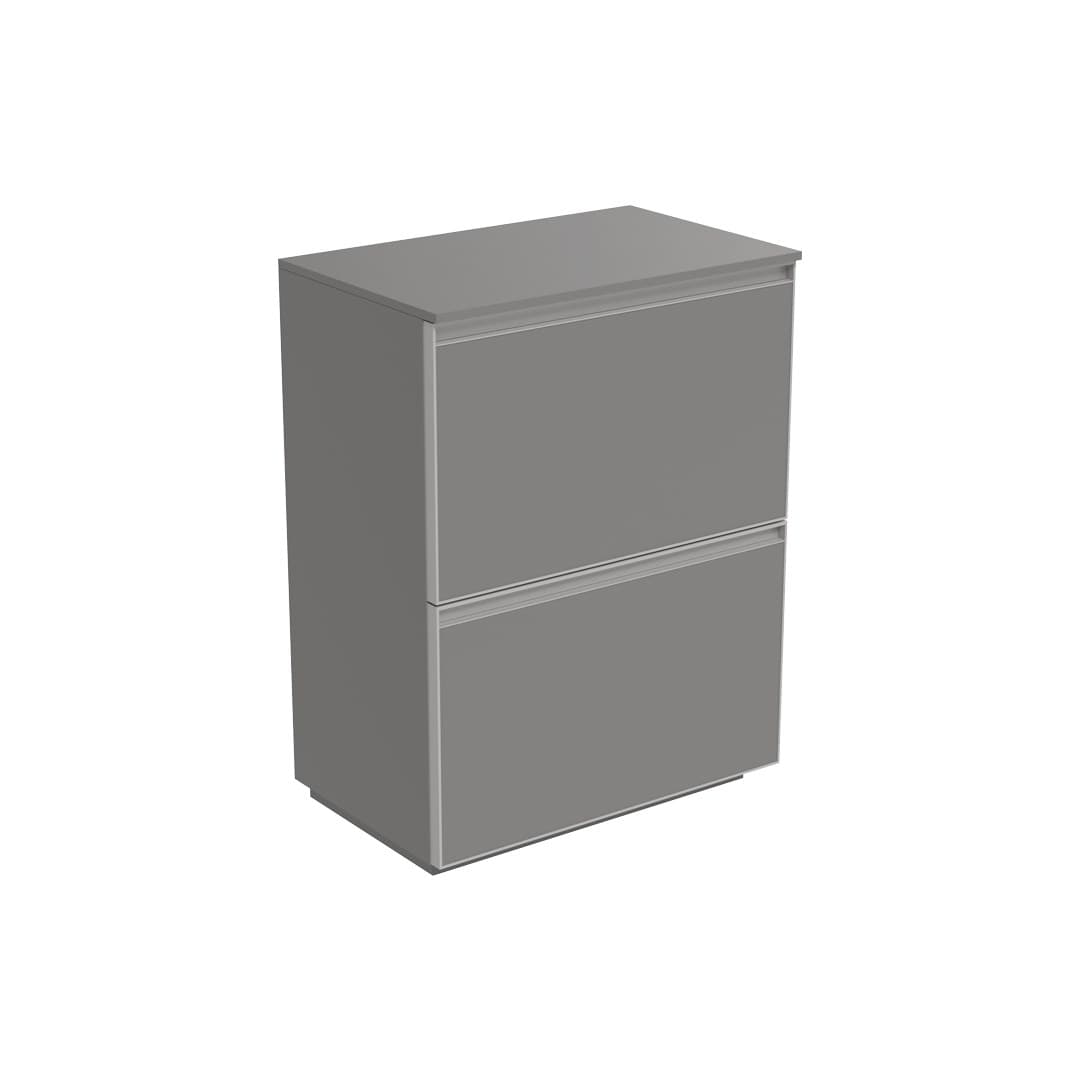 Flaminia CUBIKA 37 – H 78.5 – Έπιπλο Νιπτήρα – Free standing vanity unit 60 cm – Grey Matt (CKDI01LGK)