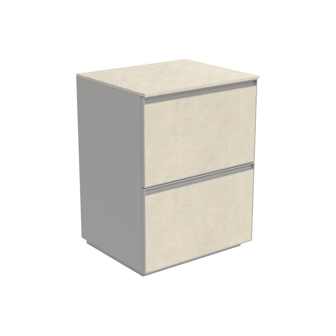 Flaminia CUBIKA 50 – H 78.5 – Έπιπλο Νιπτήρα – Free standing vanity unit 60 cm – Fokos Sale Gres (CKDI02GSK)